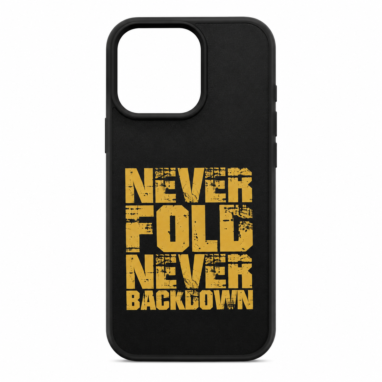 Never Fold Never Backdown Case