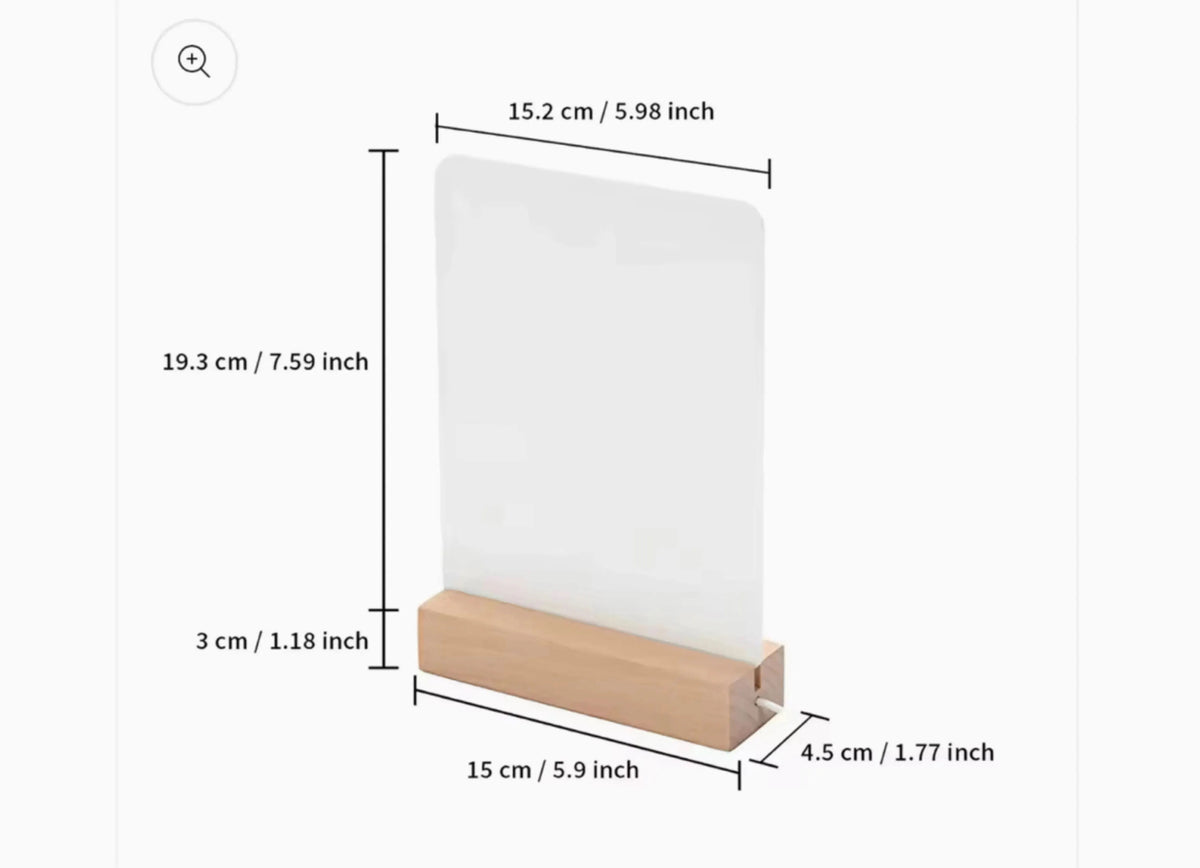 Personalized Acrylic Photo LED Lamp